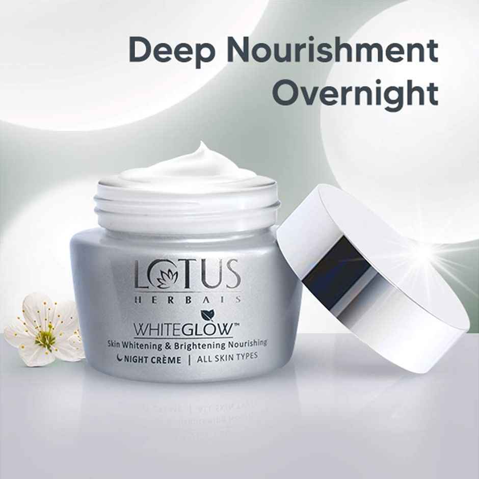 Lotus Herbals Whiteglow Skin Whitening & Brightening Nourishing Night Cream